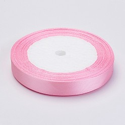 Pink Рак молочной железы, Полиэфирная лента, светло-розовый, около 1/2 дюйма (12 мм) в ширину, 25yards / рулон (22.86 м / рулон), 250yards / группа (228.6 м / группа), 10 рулоны / группа