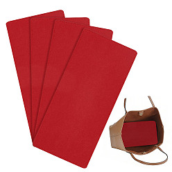 FireBrick Felt Pad Rectangle Bag Bottom, for Knitting Bag, Women Bags Handmade DIY Accessories, FireBrick, 372x170x2mm