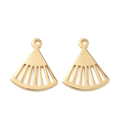 Лист Латунные подвески, полые прелести, без никеля , реальный 18 k позолоченный, лист, 14x12x1 мм, отверстие : 1.2 мм