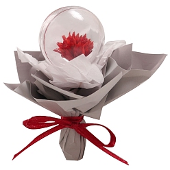 Красный Миниатюрные украшения из сухоцветов, аксессуары для домашнего кукольного домика с микро-ландшафтом, притворяясь опорными украшениями, красные, 40x60 мм