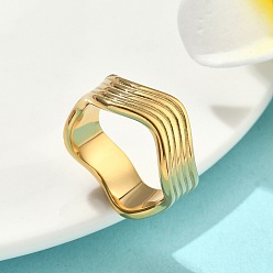 Золотой 304 кольца для пальцев из нержавеющей стали для женщин, золотые, 8 мм, внутренний диаметр: 17 мм