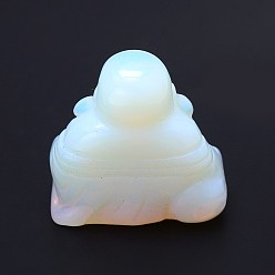 Opalite Opalite 3D Buddha Home Display Buddhist Decorations, 36x35x21mm