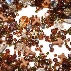 Peru Opaque & Transparent Acrylic Beads, Mixed Shapes, Peru, 3.5~42.5x3.5~47x3.5~18mm, Hole: 1.6~4.5mm
