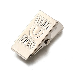 Платина Железный зажим, многоцелевой зажим, платина, 30.5x13.5x12 мм, отверстие : 5 мм