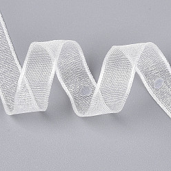 Белый Полиэстер атласные ленты, для подарочной упаковки, белые, 3/8 дюйм (10 мм), около 200.00 ярдов (182.88 м) / рулон