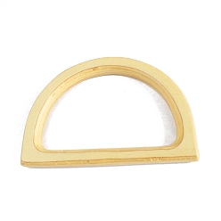 Светло-желтый Деревянные ручки сумки, Ручки сумки в форме буквы D, светло-желтый, 8.5x12 см, Внутренний диаметр: 6x9 cm