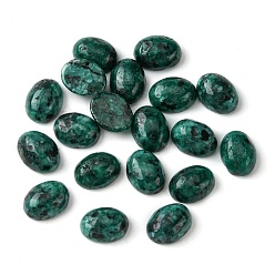 Jade Blanco Cabujones de jade blanco natural, oval, teñido, gris pizarra oscuro, 8~8.5x6~6.5x2.5~3.5 mm