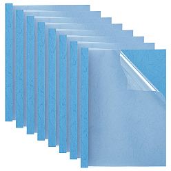 Cornflower Blue Rectangle PET Hot Melt Binding Cover, Cornflower Blue, 298x215x24mm