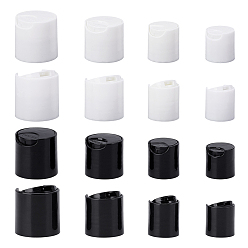 (52) Непрозрачная лаванда 32 шт. 4 стили полипропиленовые пластиковые пресс-колпачки, замена диска сверху, закрытие флакона с лосьоном, колонка, разноцветные, 20.5~31x22~30 мм, внутренний диаметр: 18~27 мм, 4 шт / стиль