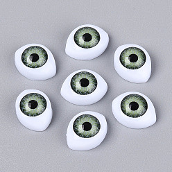 Темный Морско-зеленый Сделать глазные яблоки из пластиковой куклы, хэллоуин ужас реквизит, темно-зеленый, 10.5x14x6 мм
