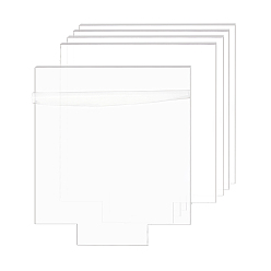 Clear Acrylic Light Board, Square, Clear, 17x15x0.2cm