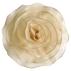 пшеница 1броши из полиэстера с цветочным принтом, булавки для лацканов одежды из сплава, цвет пшеницы, 260 мм