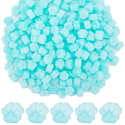 Аквамарин 200шт. частицы сургуча в виде отпечатка лапы, для ретро печать печать, аквамарин, 5 мм
