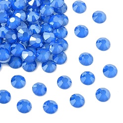 00030 435 Crystal Neon Blue Preciosa® maxima crystal без горячей фиксации плоские камни, чешский хрусталь, лаковое фольгирование, круглый(438 11 615 шатон-роза), 00030 435 кристально-неоново-голубой, ss 16 (3.8~4 мм)