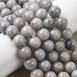 Природный Драгоценный Камень Природных драгоценных камней бисер нитей, круглые, 10~10.5 мм, отверстие : 1.2 мм, около 40 шт / нитка, 15.55~15.83 дюйм (39.5~40.2 см)