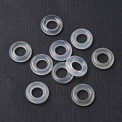 Natural Gemstone Natural Agate Linking Rings, Round Ring, 12.5x3mm, Inner Diameter: 6mm