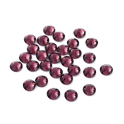 Amethyst Glass Hotfix Rhinestone, Grade AA, Flat Back & Faceted, Half Round, Amethyst, SS16, 3.8~4.0mm, about 1440pcs/bag