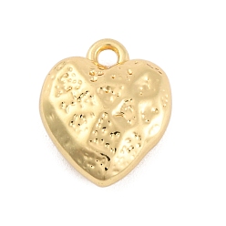 Золотой Подвески из сплава , сердце прелести, золотые, 14x12x5.5 мм, отверстие : 1.6 мм