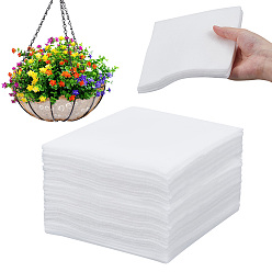 Белый Квадратный цветочный водопоглощающий хлопок, принадлежности для составления цветочных композиций, белые, 158x145x2 мм, 100 шт / пакет