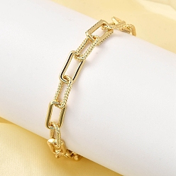 Настоящее золото 18K Браслеты из латунной цепочки для женщин, прямоугольные, с кубического циркония, долговечный, стойки покрытие, без свинца и без кадмия, реальный 18 k позолоченный, 7-7/8 дюйм (20 см)