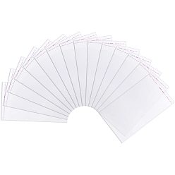 Clear Rectangle  Cellophane Bags, Bag Packing Plastic Bags, Self Adhesive, Clear, 176x120x0.02mm