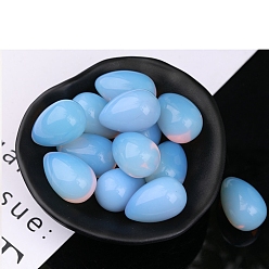 Опал Статуэтки из опаловых яиц для украшения рабочего стола в домашнем офисе, 30x20 мм