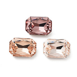 (52) Непрозрачная лаванда K 9 кабошоны из стеклянного страза, точка назад и задняя пластина, граненые, прямоугольные, разноцветные, 14x10x5 мм