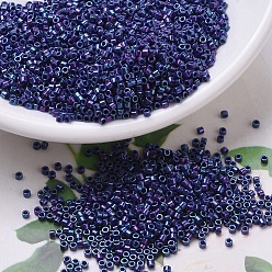 (DB0135) Непрозрачный Блеск Баклажаны Бусины miyuki delica, цилиндр, японский бисер, 11/0, (дб 0135) непрозрачный блеск баклажана, 1.3x1.6 мм, отверстия: 0.8 мм, около 10000 шт / мешок, 50 г / мешок