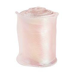 Pink 15 Meter Polyesterbänder, für diy Schmuck machen, Geschenkverpackung, rosa, 4 Zoll (100 mm)