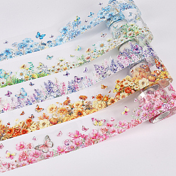 (52) Непрозрачная лаванда 5 рулоны 5 цветные самоклеящиеся бумажные декоративные наклейки для животных, цветок, Украшение дневника для фотоальбома своими руками, разноцветные, 50x0.1 мм, 2 м / рулон, 1 рулон / цвет