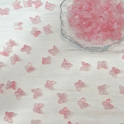 Лосось Lampwork бисер, бабочка, salmon, 10x12 мм, 30 шт / комплект