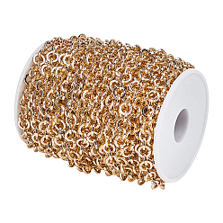 Золотистый Алюминиевые кабельные сети, несварные, с катушкой, Плоско-овальные, золотые, 8x1.6 мм, 12.5м / комплект