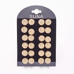 246_Светлый Колорадский Топаз Подарок для валентина для нее, 925 серьги из стерлингового серебра австрийского хрусталя, мяч серьги, круглые, 246 _lt. Колорадо Топаз, 12 мм