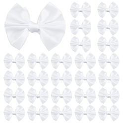 Lavender 30Pcs Bowknot Polyester Ornament Accessories, Lavender, 82x150x15mm