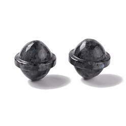 Larvikite Натуральные бусины из ларвикита, без отверстия , форма сатурна, 19x20 мм