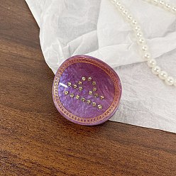 Весы Акриловые заколки для волос звездное небо, для женщин девушек, двенадцать созвездий, Весы, 50x45 мм