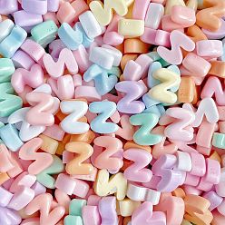 Letter Z Непрозрачная смола декодирует кабошоны, для украшения своими руками, Письмо Z, 12.5x10.5x6 мм