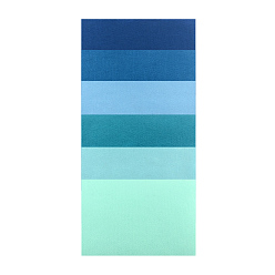 (52) Непрозрачная лаванда Нетканые ткани вышивка иглы войлока для DIY ремесел, квадратный, разноцветные, 298~300x298~300x1 мм, 6 цвета / комплект, 6 шт / комплект