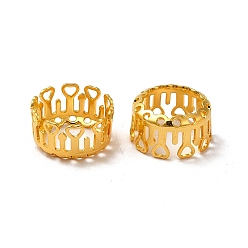 Золотой Латунные настройки для размещения кабошонов, открытая задняя панель, полые плоские круглые с сердцем, золотые, лоток : 10.5 мм, 11.5x6 мм