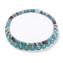 Светло-Синий Инструменты для ткачества и бисероплетения, Инструмент для хранения игл для ручной вышивки пайетками своими руками, плоско-круглые, голубой, 10.5x1.5 см