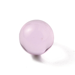 Thistle Glass Bead, No Hole, Round, Thistle, 6mm