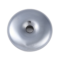 Терагерцовый камень Синтетический терагерцовый камень фарфор пряжка подвески безопасности, подвески в виде пончиков/пи-дисков, 40x9.5 мм, отверстие : 6 мм