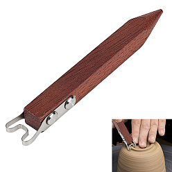 Коричневый Ножи для резьбы по дереву, нож для обрезки, с железной фурнитурой, коричневые, 128x18x12.5 мм