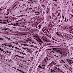 Фиолетовый Бумажный крошечный наполнитель, для упаковки подарков и наполнения пасхальной корзины, фиолетовые, 2~3 мм, 100 г / мешок