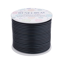 Черный Матовый круглый алюминиевый провод, чёрные, 10 датчик, 2.5 мм, 24.5 м / рулон