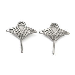 Jellyfish 304 подвески из нержавеющей стали, цвет нержавеющей стали, медуза, 17x16x4 мм, отверстие : 3x2 мм