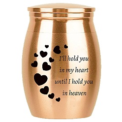 Сердце 1 урна для кремации из сплава ПК, колонка, 1 бархатные упаковочные пакеты из поликарбоната, 1ткань для полировки серебра, 1шт одноразовые столовые ложки, набор контейнеров для погребения родственников, Сердце Pattern, 4 шт / комплект