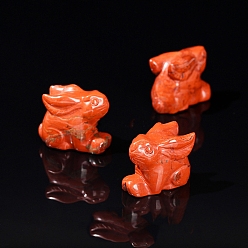 Вишневый Кварц Украшения из синтетического вишневого кварцевого стекла, украшение домашнего офиса, кролик, 55 мм