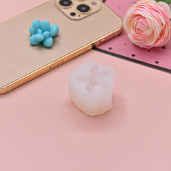 Белый Силиконовые формы для свечей своими руками, для изготовления ароматических свечей, суккулент, белые, 4x2.7 см