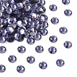 20410 Tanzanite Preciosa® maxima crystal без горячей фиксации плоские камни, чешский хрусталь, срыв твердой мозговой оболочки, круглый(438 11 615 шатон-роза), 20410 танзанит, ss 16 (3.8~4 мм)